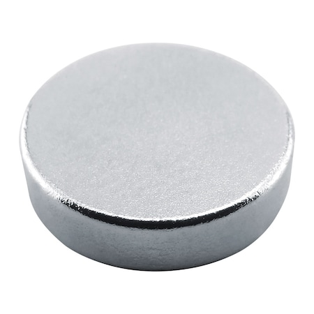 Master Magnetics Magnet Source .118 in. L X .472 in. W Silver Super Disc Magnets 4.3 lb. pull 6 pc 07046